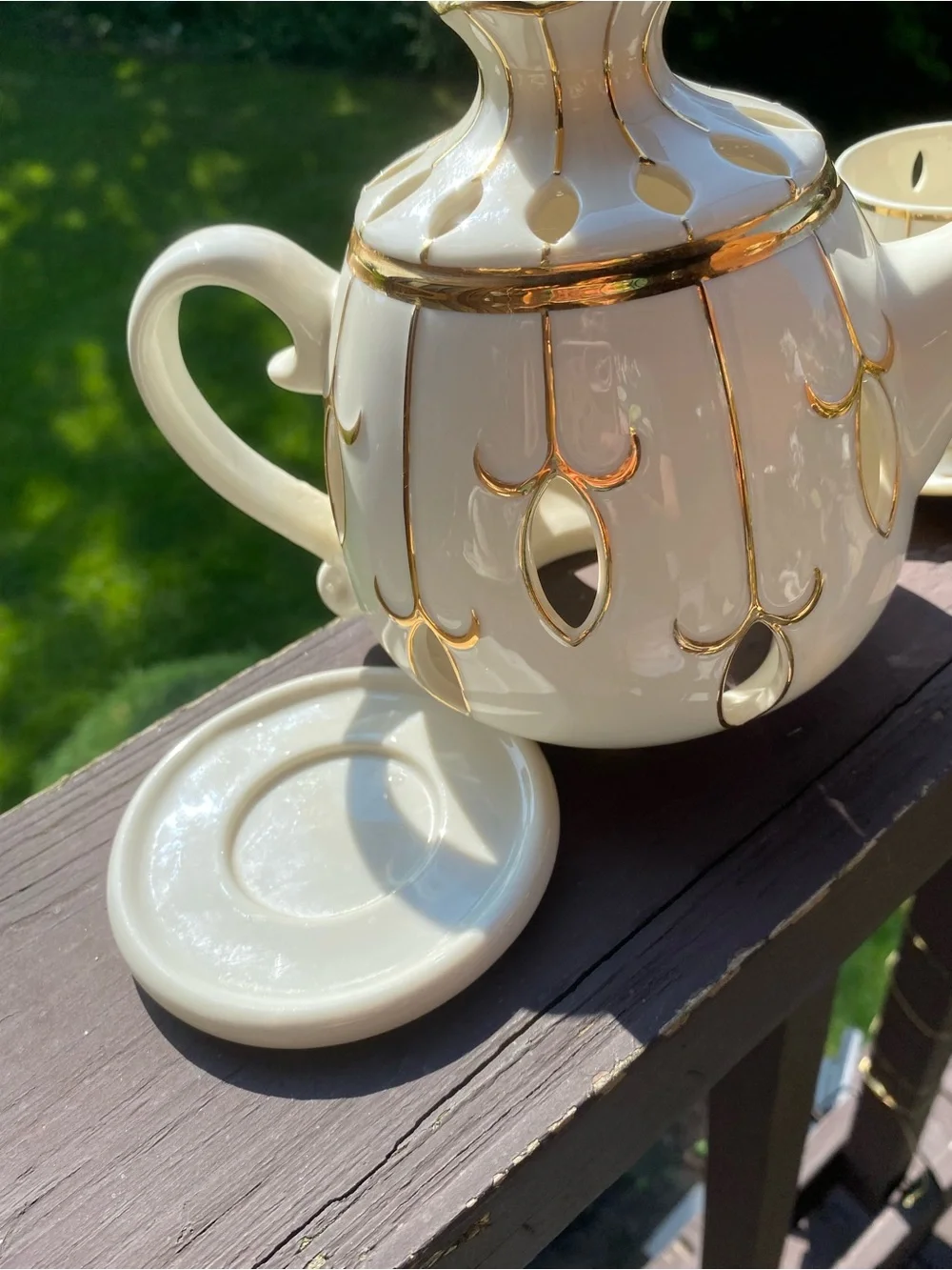 PartyLite “Tea For Two” Candle Holder Set